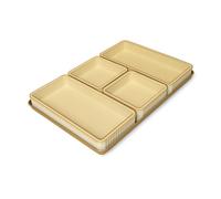 Cravings by Chrissy Teigen 9-Piece Baking Set, Non-Stick Bakeware Set with 2 Large Silicone Trays, 2 Small Silicone Trays with 4 Lids & 1 Baking Sheet Tray, Oven-Safe Upto 450°F