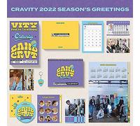 CRAVITY - CRAVITY 2022 GREETINGS ( DVD+Desk Calendar+Diary+Photo Ticket Set+Photo Card Set+Student ID Card Set+Message Post Card Set+Key Ring+Challenge Paper+Sticker Set+Folded Poster Set )