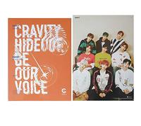 CRAVITY Season 3 Hideout: Be Our Voice Album Preorder (Version 1) CD+Poster+Photobook+Photocard+Sticker+Unit Polaroid Photo+ID Photocard+Photo Stand+Mini Photo Slogan+(Extra 10 Photocards)