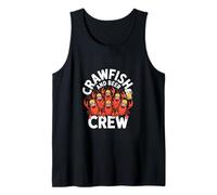 Crawfish and Beer Crew Funny Crawfish Boil Tank Top