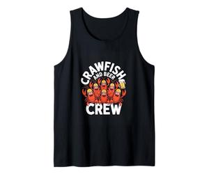 Crawfish and Beer Crew Funny Crawfish Boil Tank Top