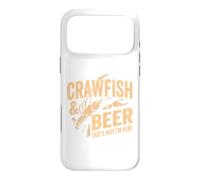 Crawfish And Beer That's Why I'm Here Funny Seafood Lobster Case for iPhone 17 Pro Max