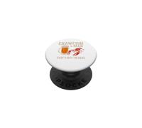 Crawfish And Beer That's Why I'm Here Funny Seafood Lobster PopSockets Adhesive PopGrip