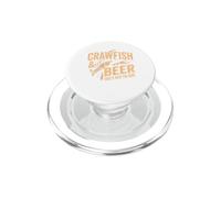 Crawfish And Beer That's Why I'm Here Funny Seafood Lobster PopSockets PopGrip for MagSafe