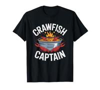 Crawfish Boil Captain Cajun Seafood Cooking Master Louisiana T-Shirt
