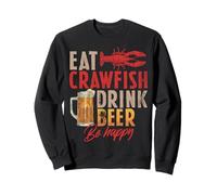 Crawfish Boil Drinking Beer Lovers Cajun Chefs Sweatshirt