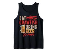 Crawfish Boil Drinking Beer Lovers Cajun Chefs Tank Top
