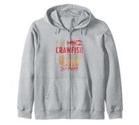 Crawfish Boil Drinking Beer Lovers Cajun Chefs Zip Hoodie
