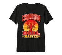 Crawfish Cooking Cajun Boil Seafood Premium T-Shirt