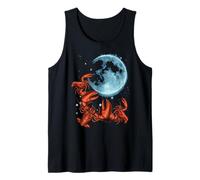 Crawfish Cursed Moon Howl Meme Funny Lobster Men Women Kids Tank Top