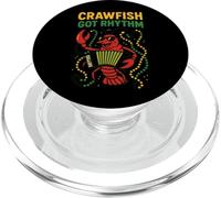Crawfish Got Rhythm Mardi Gras Accordion Music PopSockets PopGrip for MagSafe