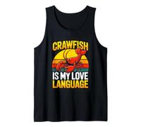 Crawfish is My Love Language Funny Cajun Boil Tank Top