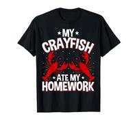 Crawfish Kids Back to School -My Crayfish Ate My Homework T-Shirt