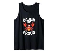 Crawfish Lobster Cajun and Proud Louisiana Pride Tank Top