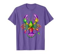 Crawfish Mardi Gras New Orleans Cajun Creole Purple T-Shirt