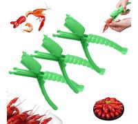 Crawfish Peeler Tool - 2026 New Crawfish Sheller and Shucker for Quick Peeling | Durable Seafood Shell Remover with Automatic Rebound & Extended Handle for Shrimp, Prawns, Crayfish - 3/6 Pack