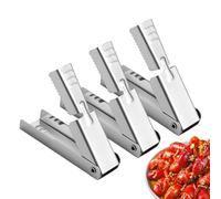 Crawfish Peeler Tool Set - 3 Piece Stainless Steel Shell Cracker for Seafood Prep | Ergonomic Peeling Utensil with Kitchen Restaurant, Easy Grip Peeling Accessory for BBQ Party Catering Camping