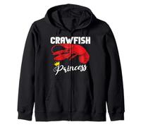 Crawfish Princess Funny Cajun Crawfish Boil Men Women Zip Hoodie