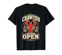 Crawfish Season Open Louisiana Red Crayfish T-Shirt