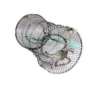 Crawfish Trap - Shrimp Trap,Multifunctional Bait Cage Heavy-Duty Foldable Cast Net for Freshwater Trapping Tidal Zones Beach Seining Aquarium Collecting Survival