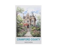 Crawford County Wisconsin，Jigsaw Puzzles 1000 Pieces for Adults, Classic Puzzle Kids Puzzle Challenging And Difficult Puzzles for Adults And Teens（75x50cm）-FU52