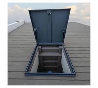 Crawl Space Access Door Cellars Exit Cover Sealed Aluminum Alloy Skylight Loft Slope(70x70cm/2.3x2.3ft)