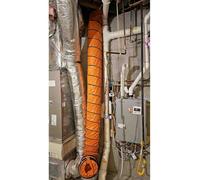 Crawl Space Vent Fan Duct Hose 2m 3m 5m 10m, Flexible Heavy Duty Ducting Tube for Kitchen Range Hood/Bathroom Extractor Fan/Heating and Cooling Utility Blower(L 6 ft/2m,Id(A) 21.6 In/550MM)