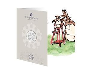 CrawleyCoins 2022 Kanga and Roo from Winnie the Pooh 50p Brilliant Uncirculated Coin Mint Pack