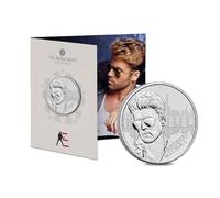 CrawleyCoins 2024 George Michael Music Legends UK £5 Briliant Uncirculated Coin in Mint Sealed Pack …