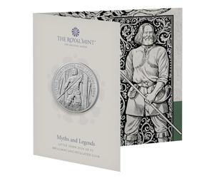 CrawleyCoins 2024 Little John Myths and Legends UK £5 Briliant Uncirculated Coin in Mint Sealed Pack