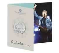 CrawleyCoins 2024 Paul McCartney UK £5 Brilliant Uncirculated Coin in Mint Pack