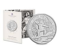 CrawleyCoins 2024 Robin Hood - Myths and Legends £5 Brilliant Uncirculated Coin in Mint Sealed Pack