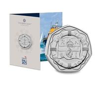 CrawleyCoins 2024 Royal National Lifeboat Institution RNLI 50p Brilliant Uncirculated Coin in Sealed Mint Pack