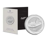CrawleyCoins 2024 Six Decades of Bond 007 - 2000s £5 Brilliant Uncirculated Coin in Mint Pack