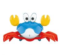Crawling Crab Baby Toy, Increase Baby's Tummy Time Crab, Inspire Crawling, Rechargeable, Music, Speed Adjustment, Automatic Obstacle, Recording, Dancing Crabs Toy for Kid's Sensory Development
