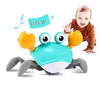 Crawling Crab Baby Toy - Infant Tummy Time Toys 3 4 5 6 7 8 9 10 11 12 Babies Boy 3-6 6-12 Learning Crawl 9-12 12-18 Walking Toddler 36 Months Old Music Development 1st Birthday Gifts