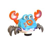 Crawling Crab Toy - Crawling Musical Activity with LED Light | Moving Crab Kids Toy for Birthday and Nursery, Boy Girl Learning with Educational Fun, Interactive Tummy Time