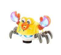 Crawling Crab Toy - Crawling Musical Activity with LED Light | Moving Crab Kids Toy for Birthday and Nursery, Boy Girl Learning with Educational Fun, Interactive Tummy Time