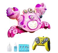 Crawling Crab, with Light Music Electric Interactive, Cute Bubble Machine for Kids, for Boys Girls Family Home School Outdoor Travel Camping Beach Birthday Holiday Party