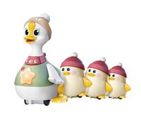 Crawling Duck Baby Toy - Educational Light Up Duck Family, Walking Tummy Time Sensory Toys | Interactive Motor Skills Toys For Boy And Girls, Early Learning Sensory Toy For Crawling Age Children