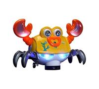 Crawling Musical Crab, Moving Activity Toy, High Performance Educational Hardware with Integrated LED Light, Advanced Physical Management System for Sensory Exploration, Premium Developmental Gear