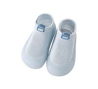Crawling Shoes Baby Outdoor Fleece Shoes Children's Slippers Flower Girl Dresses Slippers Baby Nursery Shoes Trainers Girls Outdoor Autumn Shoes Children's Slippers Boys, blue, 7 UK Child
