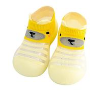 Crawling Shoes Children's First Walking Shoes Baby Toe and Heel Protection Hut Shoes Sock Shoes Girls Boys Slippers Children's Slippers Maximum Safety Non-Slip First Walking Shoes, 015, 7 UK Child