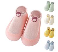 Crawling Shoes Children's First Walking Shoes Baby Toe and Heel Protection Hut Shoes Sock Shoes Girls Boys Slippers Children's Slippers Maximum Safety Non-Slip First Walking Shoes, 018, 5 UK Child
