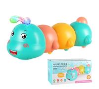 Crawling Toy, 2026 Caterpillar Design Tummy Time Toy with Light & Music Musical Learning Musical Animal Up, Early Craw Light