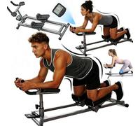 Crawling Training Machine Noiseless Spine Twist Stretch Traine Home Gym Exercise Machine with Adjustable Hand Grips LED Display Knee Support & Steel Frame Full Body Low-Impact Cardio