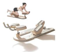 Crawling Training Machine, Spine Twist & Stretch Trainer, 42cm Low-Impact Home Gym Equipment, 3-Level Height Adjustable, 220lb Capacity, For Abdominal Workout, Waist Toning and Leg Stretching