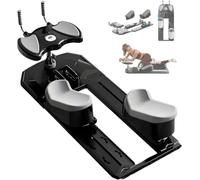 Crawling Training Machine Spine Twist & Stretch Trainer Effective Waist & Spine Workout, 3 Adjustable Height, for Spine Decompression, Leg Stretching & Core Activation Black