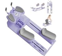 Crawling Training Machine Spine Twist & Stretch Trainer Effective Waist & Spine Workout, 3 Adjustable Height, for Spine Decompression, Leg Stretching & Core Activation Purple