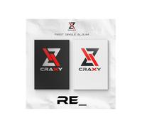CRAXY - Re_ (1st Single Album) CD+Folded Poster (2 ver. SET, 1 Folded Poster)